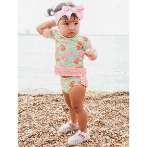 RuffleButts / Little Love Classic /  Bikini / Girl Size 0-3 Months